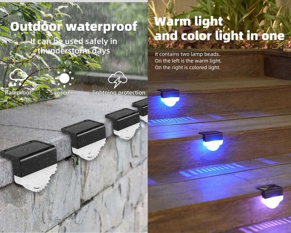 Beleuchtet wasserdichter Solargarten IP65 Minidekorzaunlicht im Freien für Parktreppe
