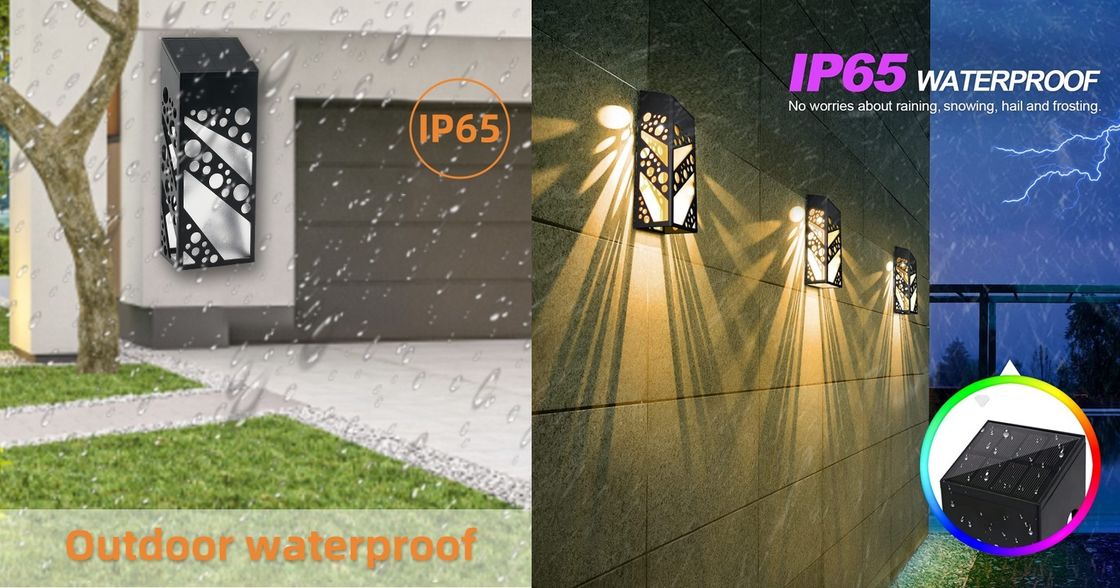 Dekorative einzigartige Lichteffektsolargartenlichter für Zaungartenumgebungslicht