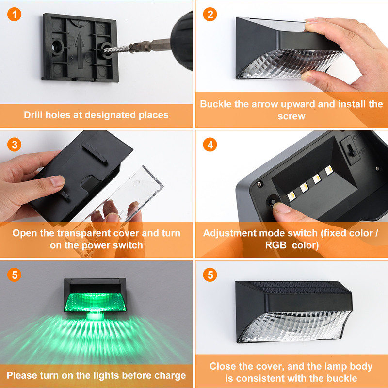 IP65 Solarzaun Flood Lights For RGB im Freien dekorativ für Landschaft