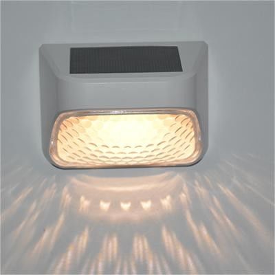 ABS solarbetriebene Gartenleuchten LED 150mA 6 Stück für den Außenzaun