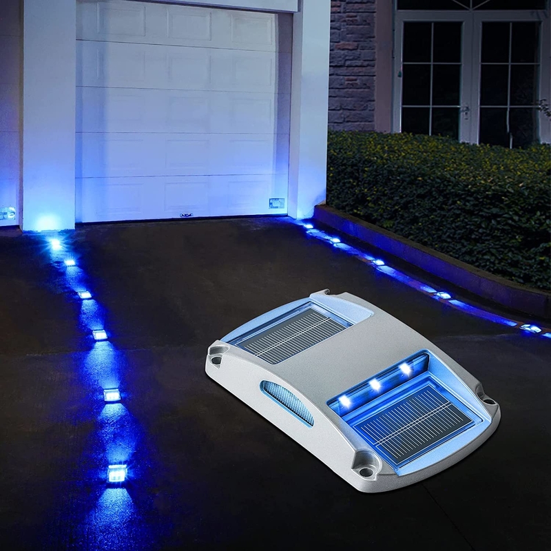 Dauerhafte Solar-Gartengrundleuchten IP68 Außenwasserdicht LED-Deckleuchten für Auffahrt