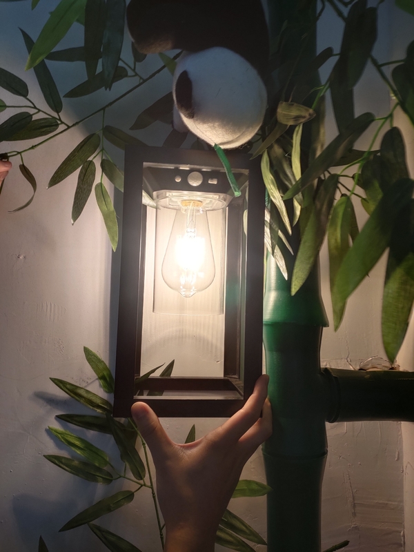 IP65 Wasserdicht Zuhause Gartenlampe Sicherheitslampen Nachtlichter Solarwandlicht Außenlicht