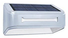 7 Farben Außen Solar Gartenlicht Aluminium Atmosphäre Lampe Wasserdicht Zaun Licht Wand montiert