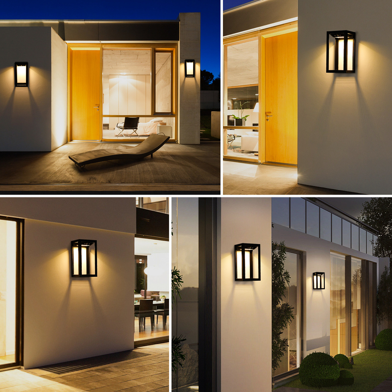 Bewegungssensor Solar Gartenlampe Außen Solar LED Tor Säule Licht Für Garten Hof Zaun Terrasse