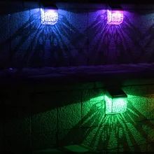 ABS-PC-Solar-Dekorationsleuchten mit monokristallinem Silizium-Solarpanel Energieeinsparung