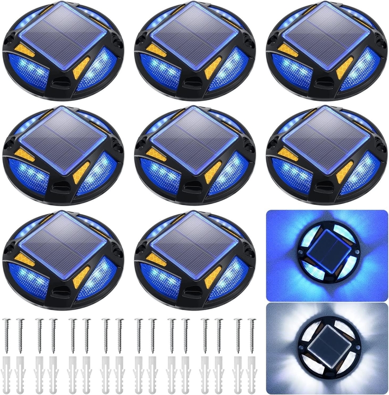 Aluminium Solar Led Dock Lights Led Deck Lamp für Schritt Bürgersteig Treppe Garten Boden Weg
