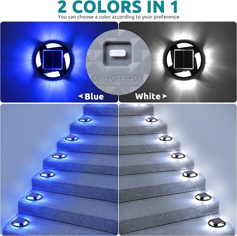 Aluminium Solar Led Dock Lights Led Deck Lamp für Schritt Bürgersteig Treppe Garten Boden Weg