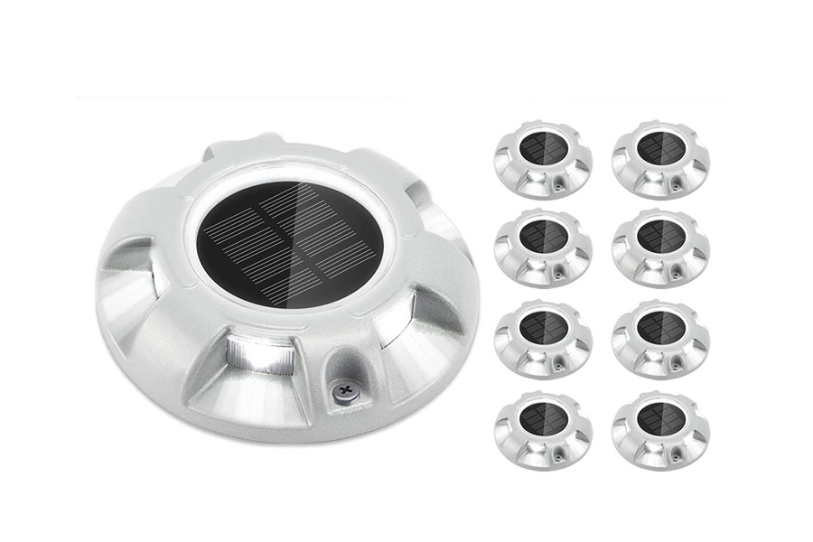 Außen Warnung Led Solar Driveway Dock Lichter 165g für Bürgersteig Garten Weg Hof Solar Step Lampen