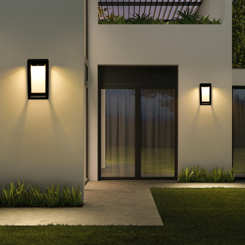 3.7V/2200MA Batterie Solar-LED-Landschaftsleuchte für Gartenweg und Außentor