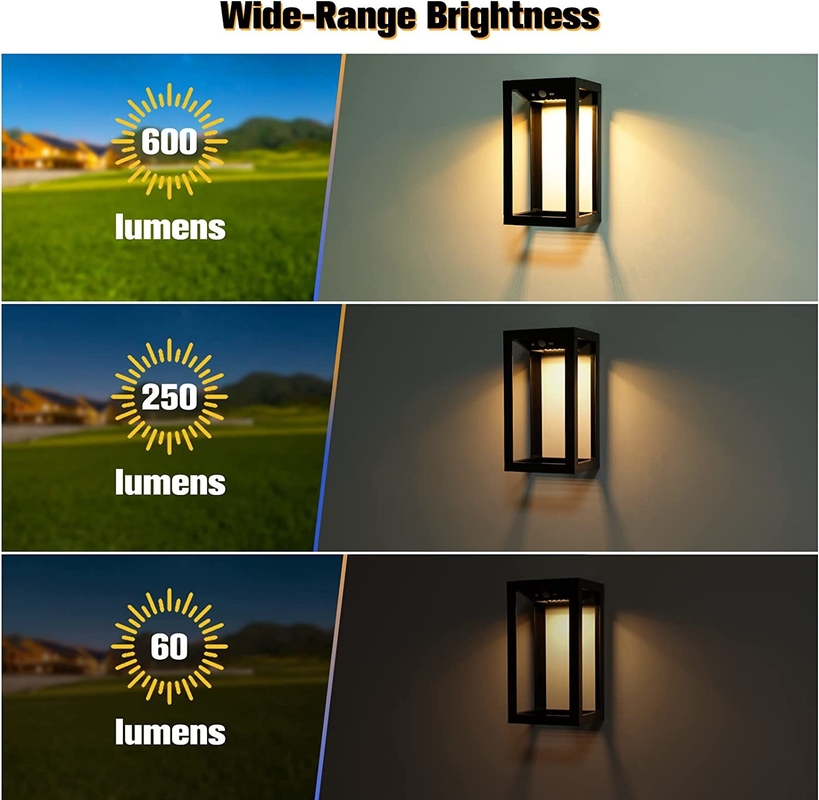 3.7V/2200MA Batterie Solar-LED-Landschaftsleuchte für Gartenweg und Außentor