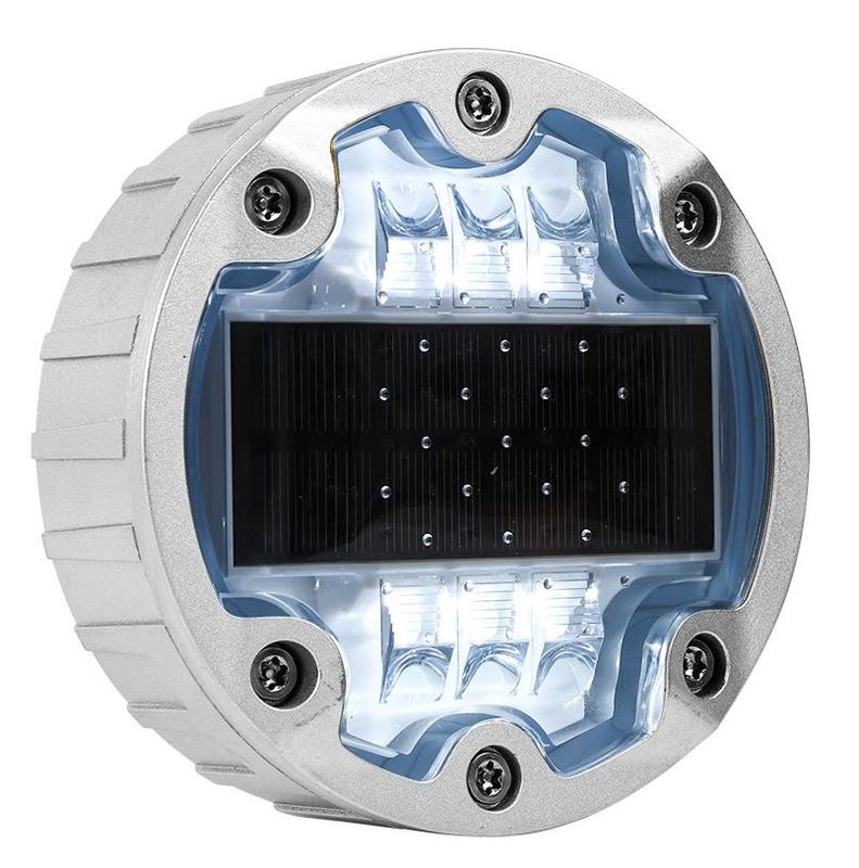 LED-Solar-Straßenstangen mit bunten Lichtquellen für mehr Sicherheit auf den Straßen