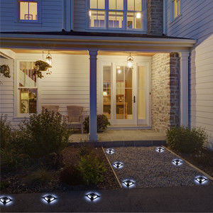 IP67 Wasserdicht Solar Led Dock Lights Led Deck Lamp für Schritt Bürgersteig Treppe Garten Boden Weg