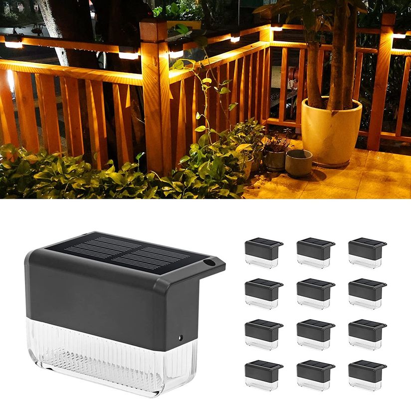 IP67 Wasserdicht Solar Led Dock Lights Led Deck Lamp für Schritt Bürgersteig Treppe Garten Boden Weg
