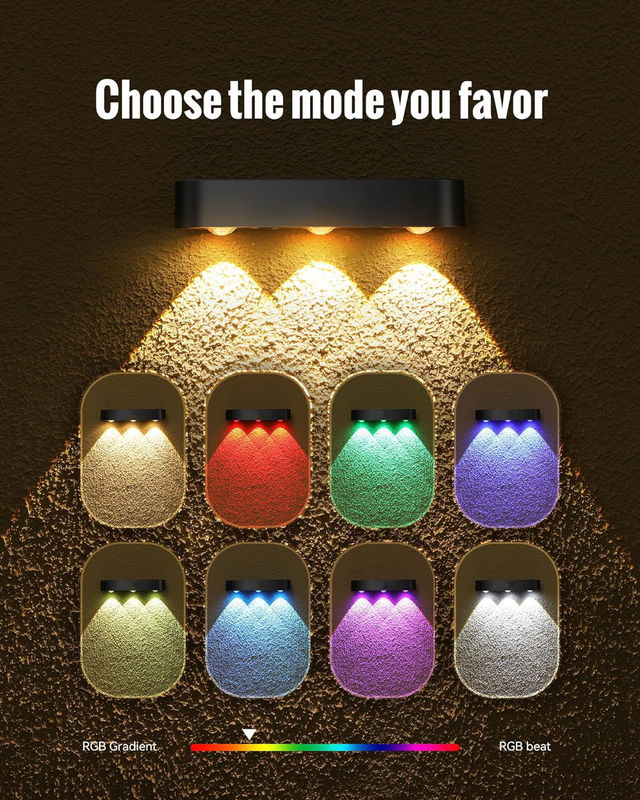 Solarpaneel monokristallines Silizium 5V / 220MA Außendekorative Sonnenleuchten in Schwarz