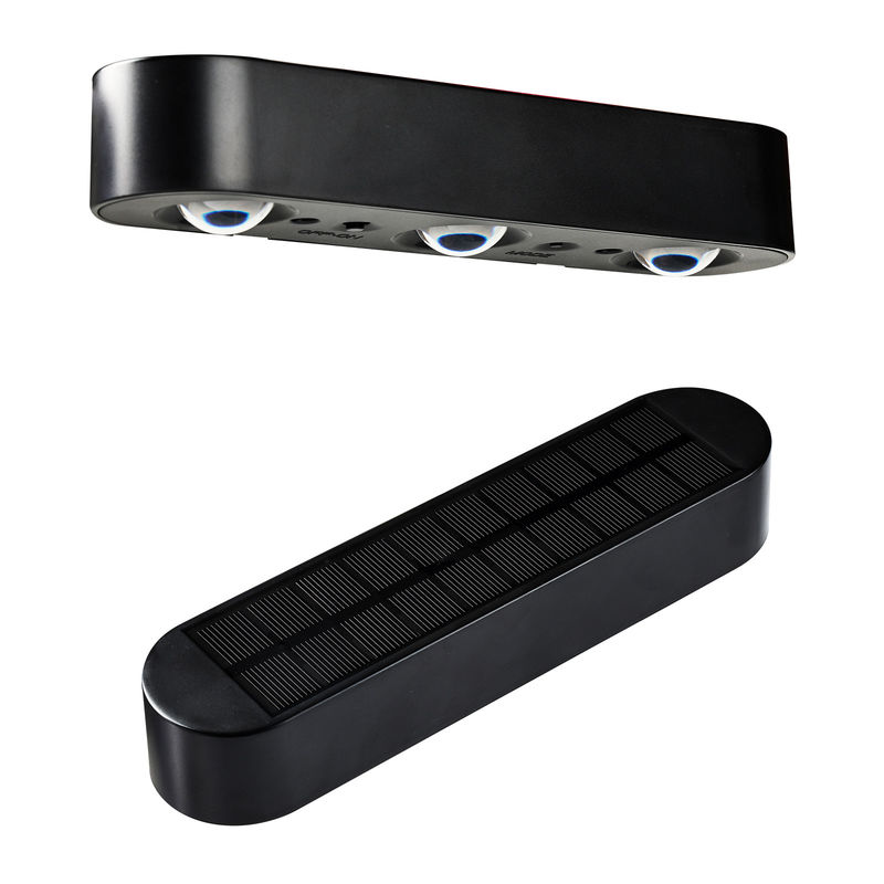 Solarpaneel monokristallines Silizium 5V / 220MA Außendekorative Sonnenleuchten in Schwarz