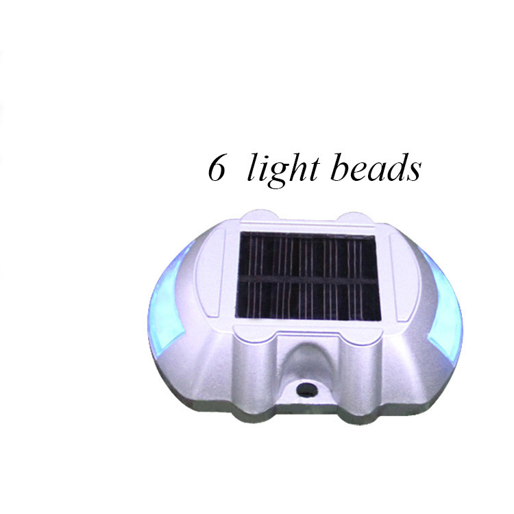 Solar-Dock-Leuchten 2-Pack Weiß Aluminium geeignet für Marine-Docks Arbeitstemperatur -20.C-60.C