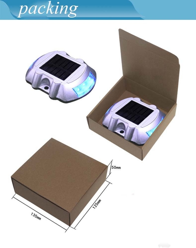Solar-Dock-Leuchten 2-Pack Weiß Aluminium geeignet für Marine-Docks Arbeitstemperatur -20.C-60.C