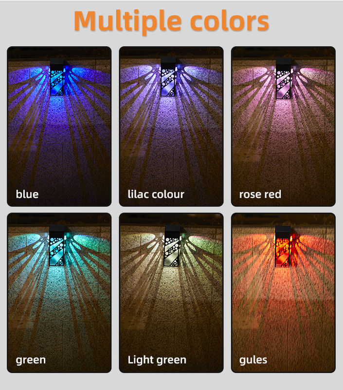 IP 68 Wasserdichte Solar-LED-Deckleuchten Außendekorative Solar-Stufen-Dockleuchten für den Innenhof