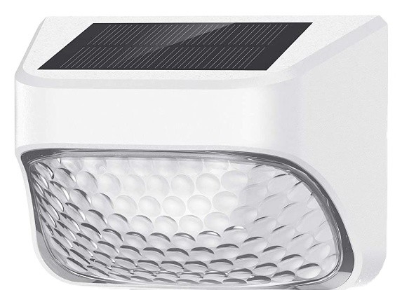 100g Solarzaunlicht Schwarz ABS PMMA Warm Weiß RGB 20Lumens Wasserdicht IP65 4,5 Stunden Aufladen