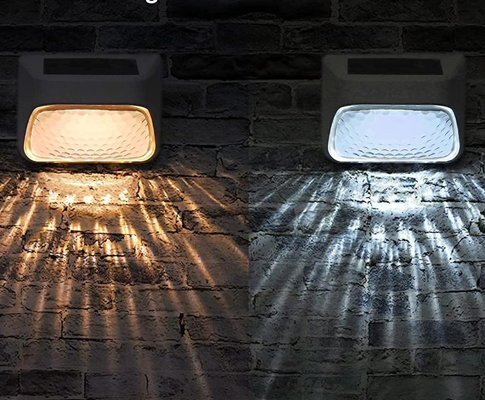 20 Lumens Dekoration Solarzaun Licht Wasserdicht IP65 mit monokristalliner Siliziumbatterie