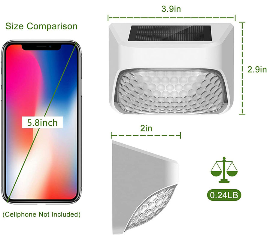 100g schwarze LED-Dekorationsleuchte Monokristalline Siliziumplatte für 15 Stunden Beleuchtung