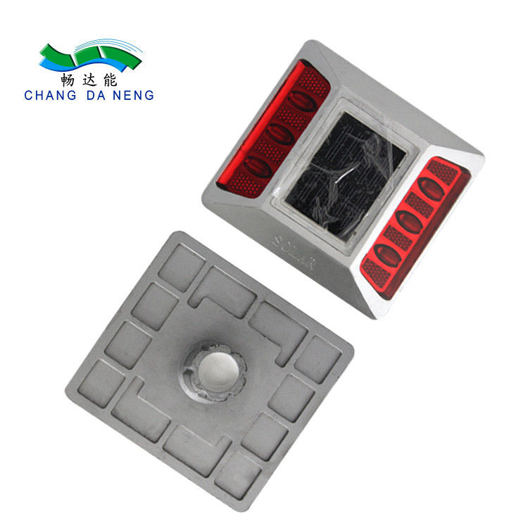 Eingebettete Aluminium-Solarspitze Straßenstift Sonnenstrom-Lampenmarkierung