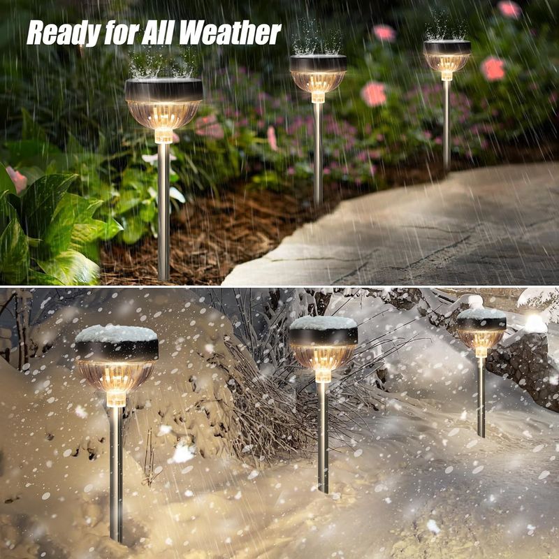 Außen Solar Lawn Lights RGB Dekorativ Solar Garten Licht Für Patio Patio Yard