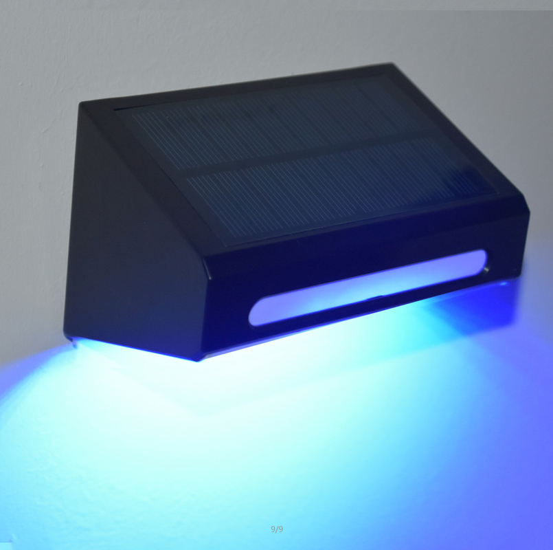 Außen Solar Wasserdichtes Licht Hinterhof Dekor Led Gartenlampe Solarzaun Licht