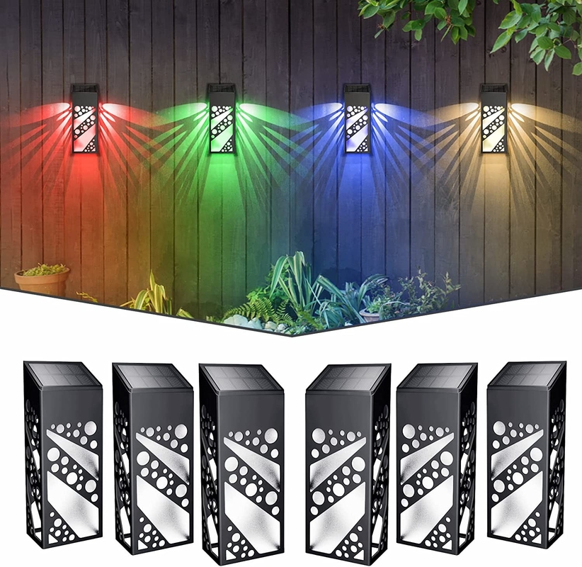 IP 68 Wasserdichte Solar-LED-Deckleuchten Außendekorative Solar-Stufen-Dockleuchten für den Innenhof