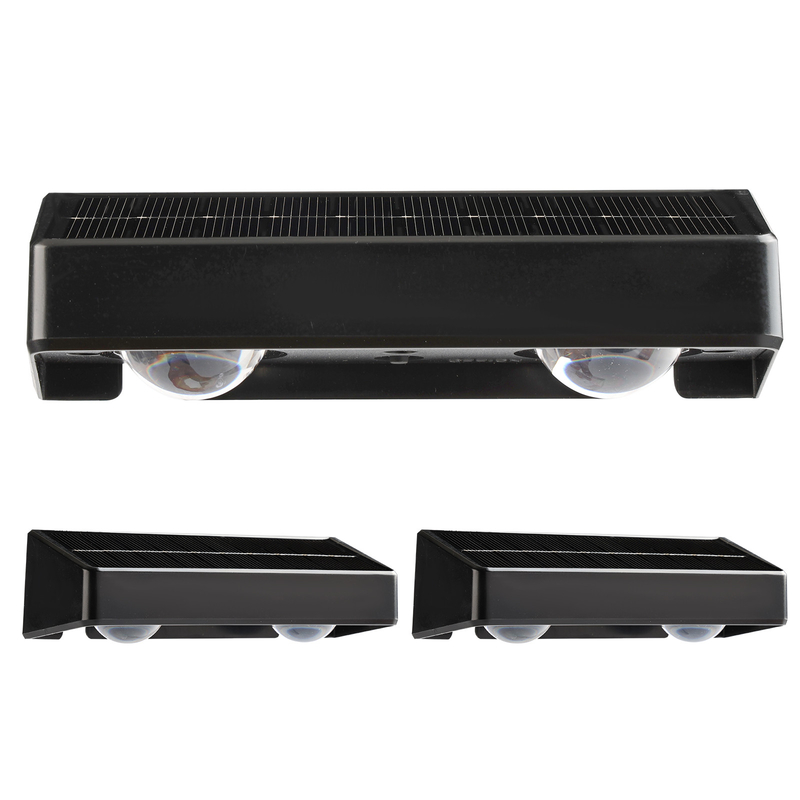 Monokristalline Silizium Solarwandleuchte mit RGB LED ABA PC Shell IP65 Wasserdichte