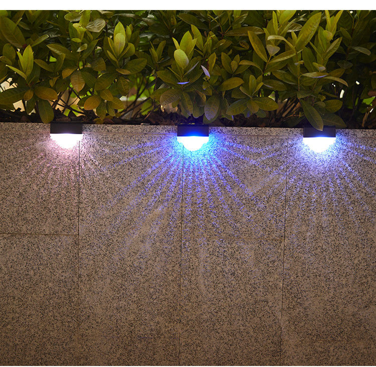 Außenwasserdichtes Solargartenzaunlicht Mehrfarbige Solar-Led-Tor-Säulenlicht für den Garten