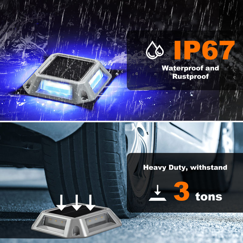 IP67 wasserdichtes Solardeck im Außenbereich Sicherheitslicht Treppe Treppe Garten Bodenweg Docklicht