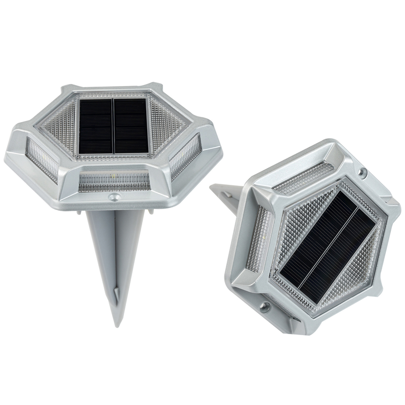 Aluminium Solar Dock Light Betrieb bei -20 °C bis 60 °C Spannung 2V komplett mit 4 Lichtern