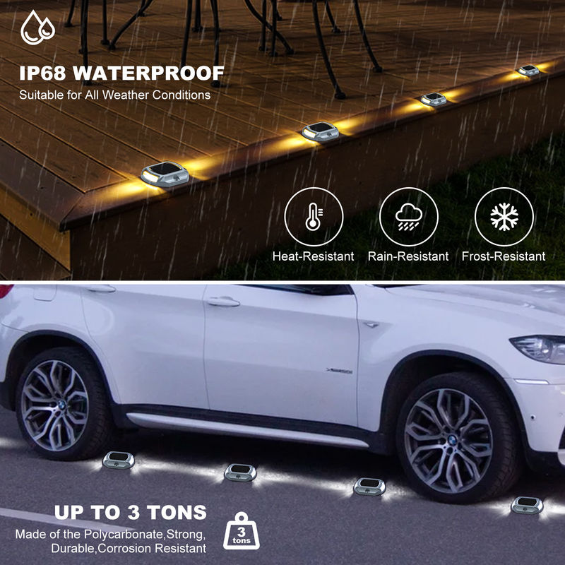 20 Lumens Helligkeit Aluminium Solar Dock Licht Niedrige Temperatur Betrieb Einfache Installation Leichtgewicht 140g