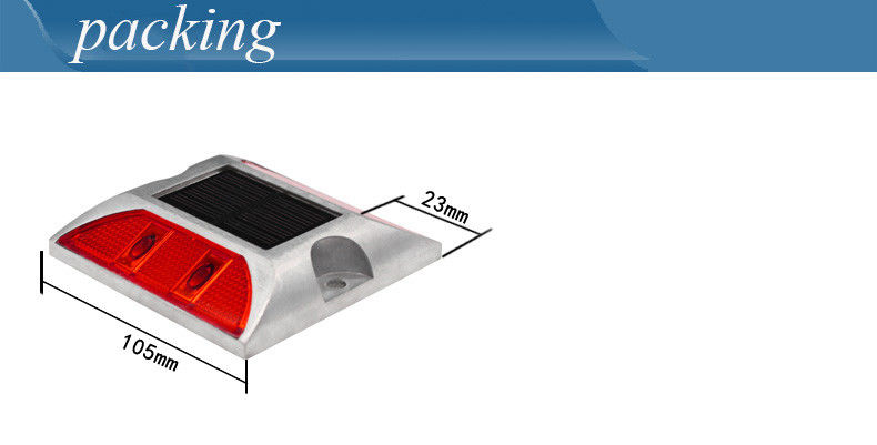 Reflektierende Solar-LED-Straßenmarkierung Leuchte Stammlampe Blinkende Solar-Straßenstamm