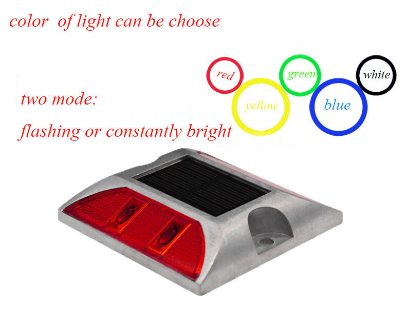 Reflektierende Solar-LED-Straßenmarkierung Leuchte Stammlampe Blinkende Solar-Straßenstamm