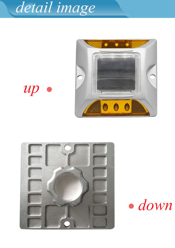 Weiß/Gelb/Rot/Bule/Grün solarbetriebene Straßenmarker für extreme Temperaturen