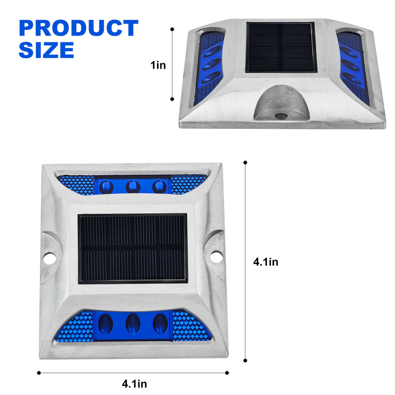 Kompakte LED-Solarstraßenmarker für Autobahnen/Straßen/Fahrbahnen mit Aluminiumlegierung PC