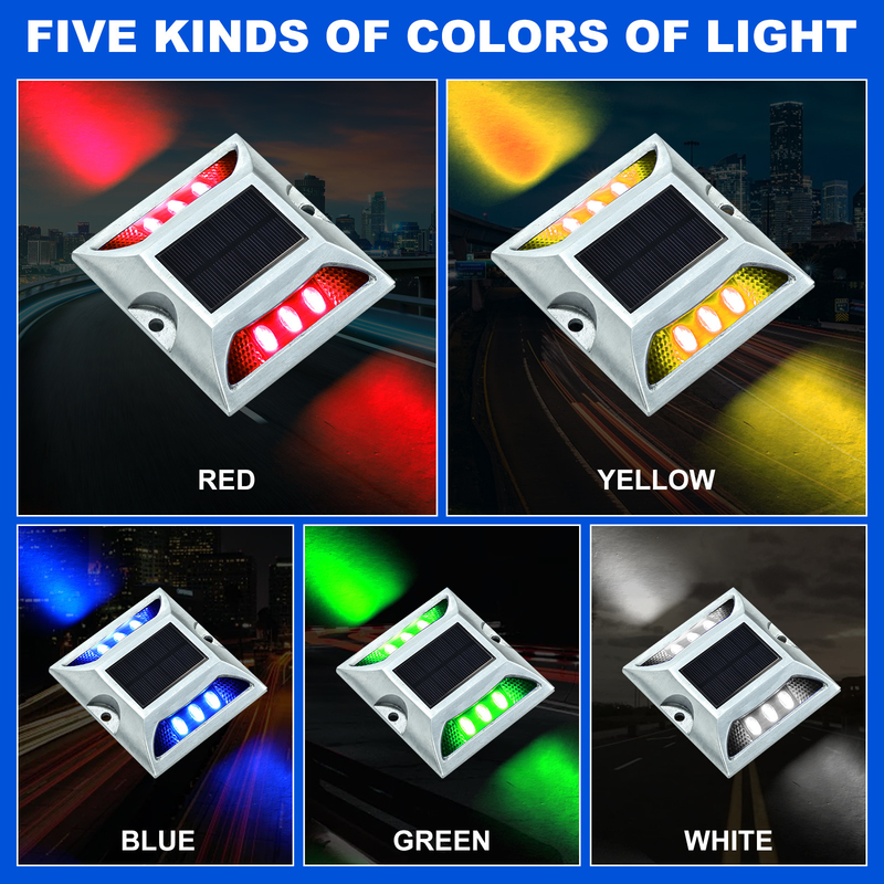 Kompakte LED-Solarstraßenmarker für Autobahnen/Straßen/Fahrbahnen mit Aluminiumlegierung PC