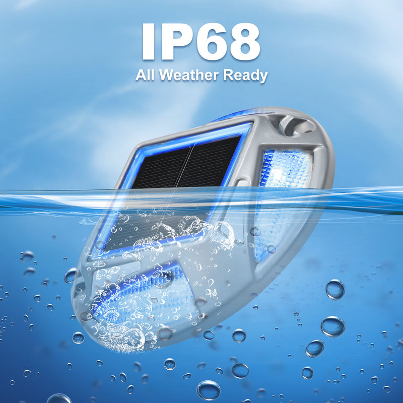 Helles Solar-LED-Docklicht mit Schraubeninstallation Aluminium PC 20 Lumen