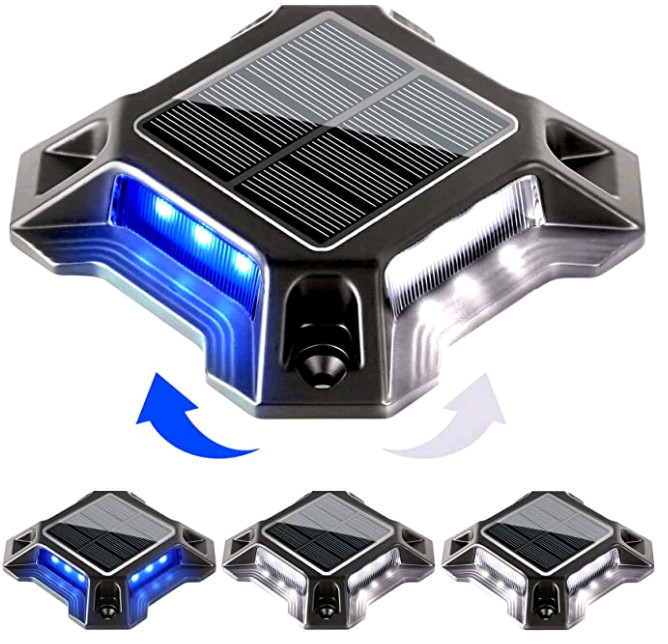 Bule/Kaltweiß Solarlicht mit 1,2 V/600 MAH Ni-Mh-Batterie