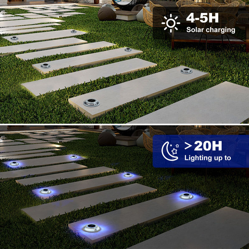 Bule oder Kaltweiß 3T Lager 2V Spannung Solar Led Light / Solar Dock Light für Dock Dekoration