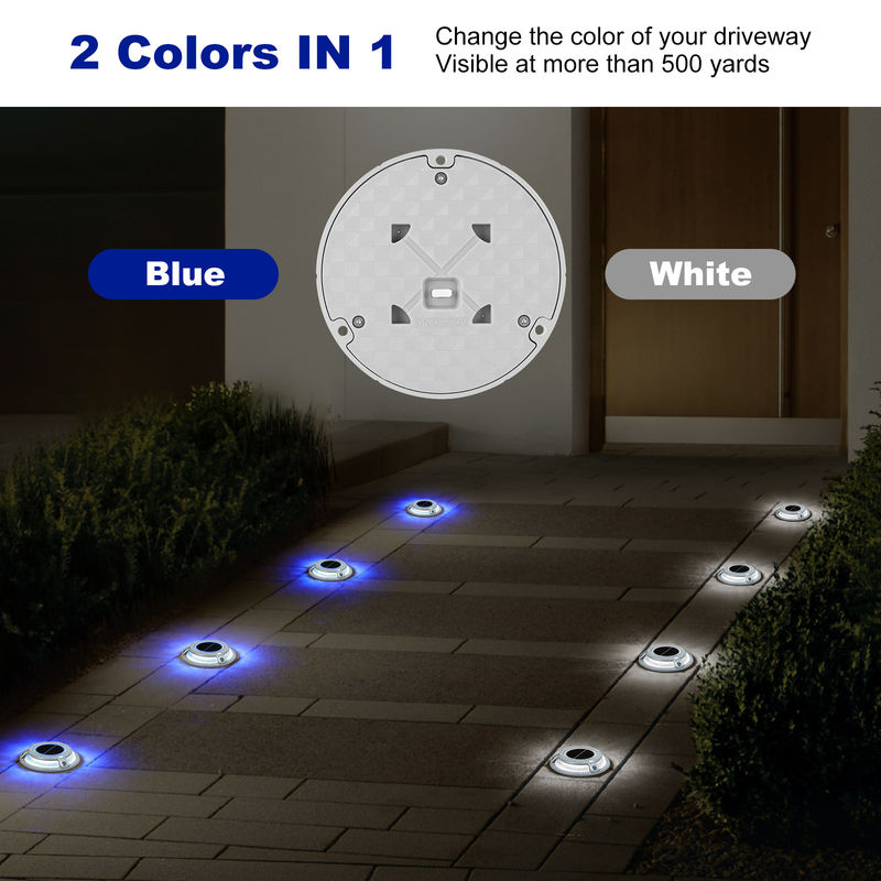 Bule oder Kaltweiß 3T Lager 2V Spannung Solar Led Light / Solar Dock Light für Dock Dekoration
