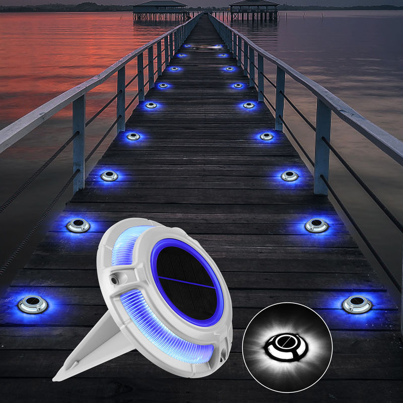 2V LED Solar Dock Light Aluminium PC Schraublager 3t 115*22.5MM