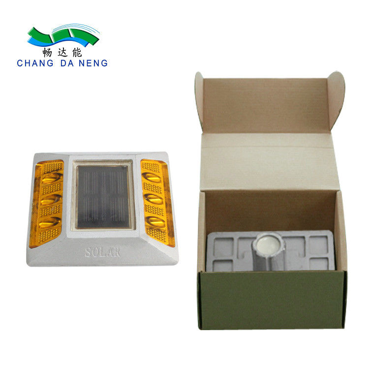 Sonnenstraßenmarker mit Aluminiumlegierung und PC-Materialien zur Sicherheitswarnung