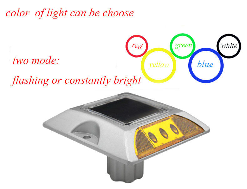 PBW-Aluminium-Solar-Straßenstift-LED-Straßenspeicher für Sicherheitswarnungen