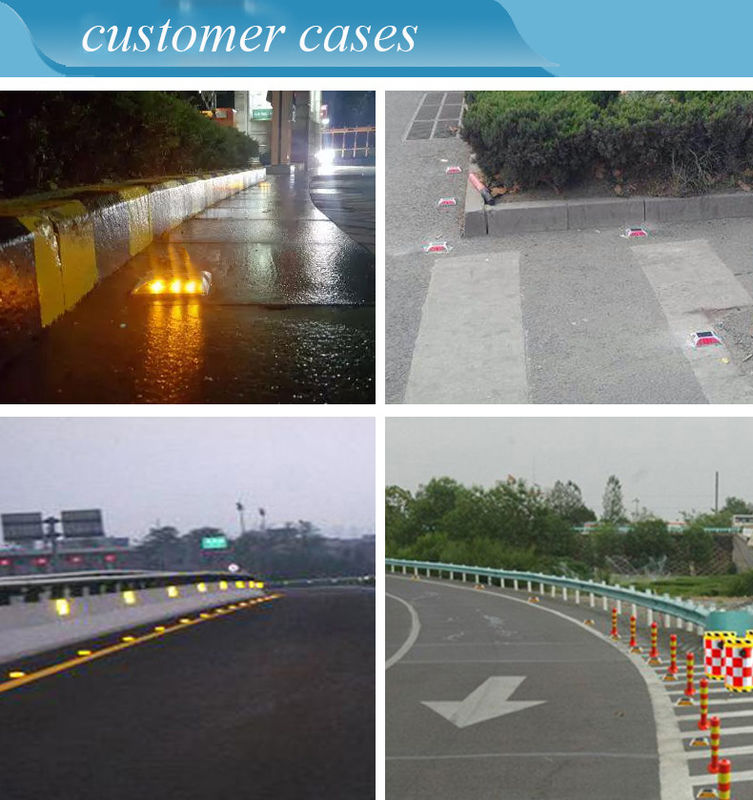 PBW-Aluminium-Solar-Straßenstift-LED-Straßenspeicher für Sicherheitswarnungen