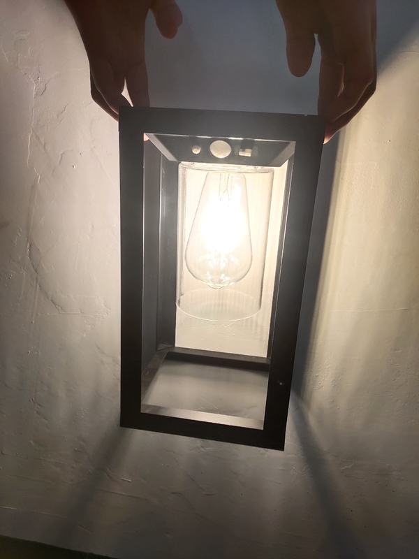 Bewegungssensor Solar Veranda Licht Außenbeleuchtung IP65 Sconce Wand Laterne Lampe Für Patio Eingangstür Dekorativ