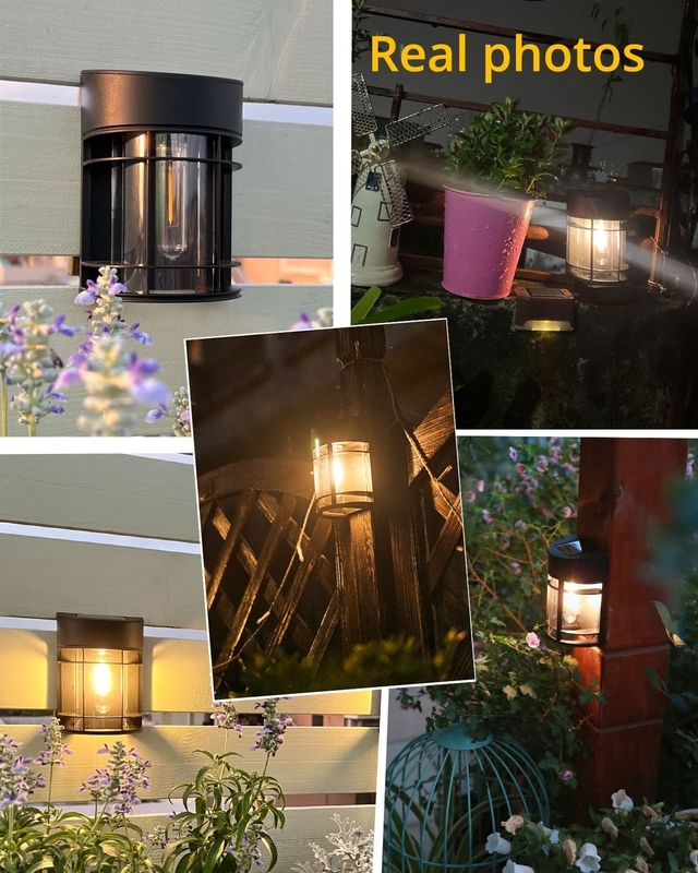 Warme weiße bis RGB-Solarwandleuchte Lithiumbatterie mit wasserdichtem IP65-PC-Schale