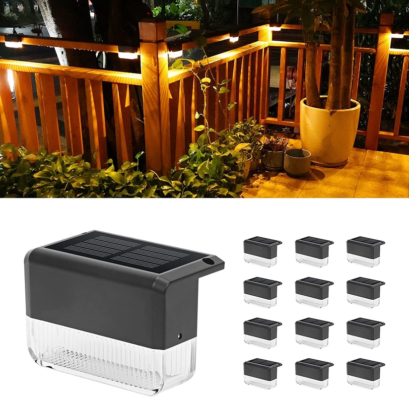 RGB-Leuchten Solarzaunlicht Außen Led-Solarlicht mit warmer weißer Beleuchtung Farbe